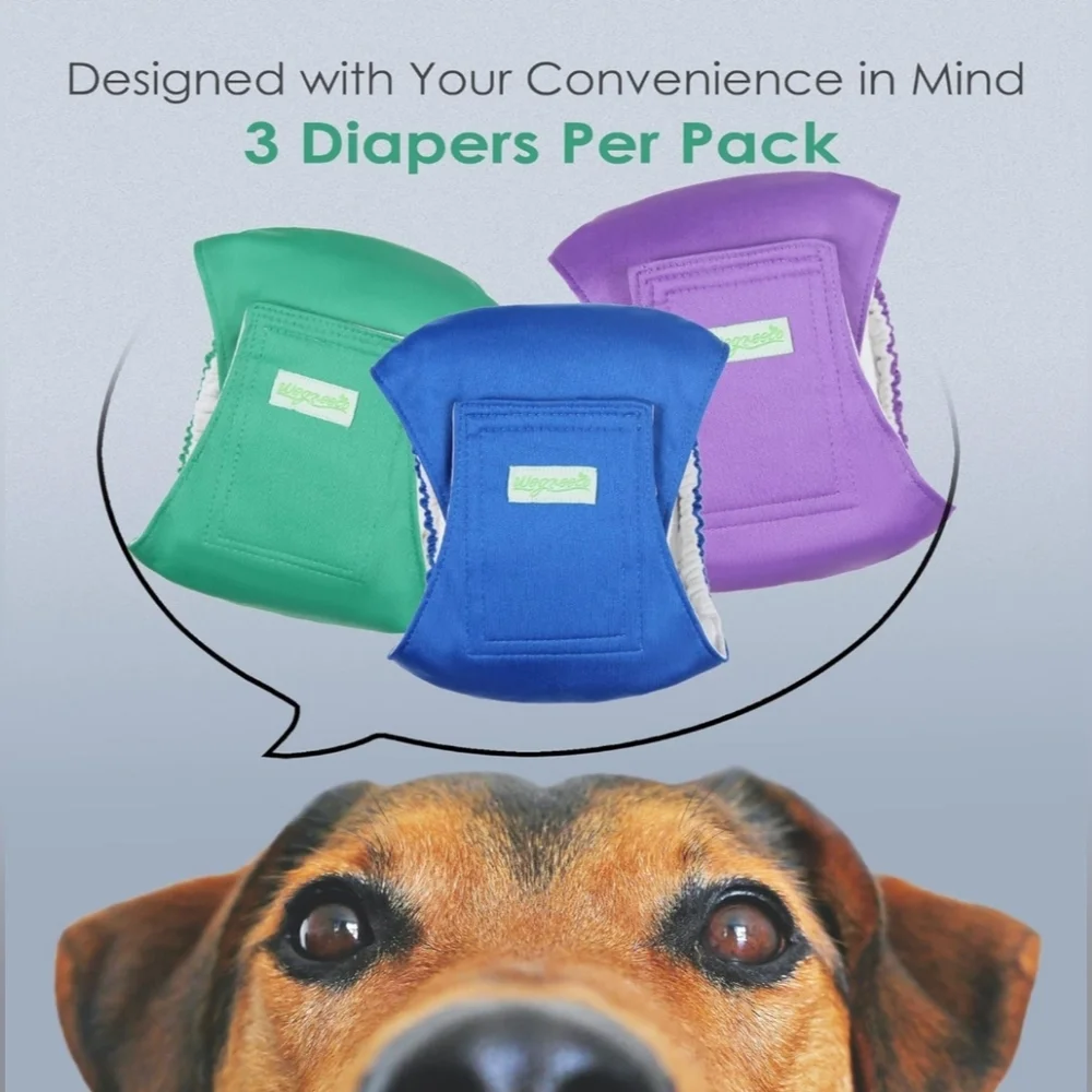 Weegreeco Dog Diaper Belly Wrap Set
